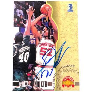 1996 Score Board Autographed Basketball Silver Autographs Samaki Walker
